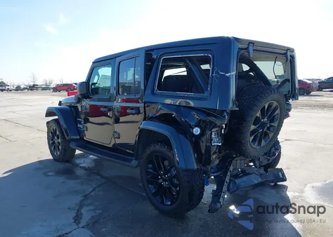 2022 Jeep Wrangler 4Xe Unlimited Sahara 4X4 from USA, damaged, VIN 1C4JJXP67NW275857